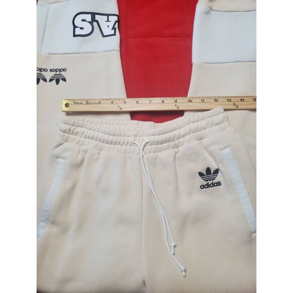 Adidas Joggers Women's Size S Cream And White Logo Prototype Model Sample Unit - Picture 6 of 13